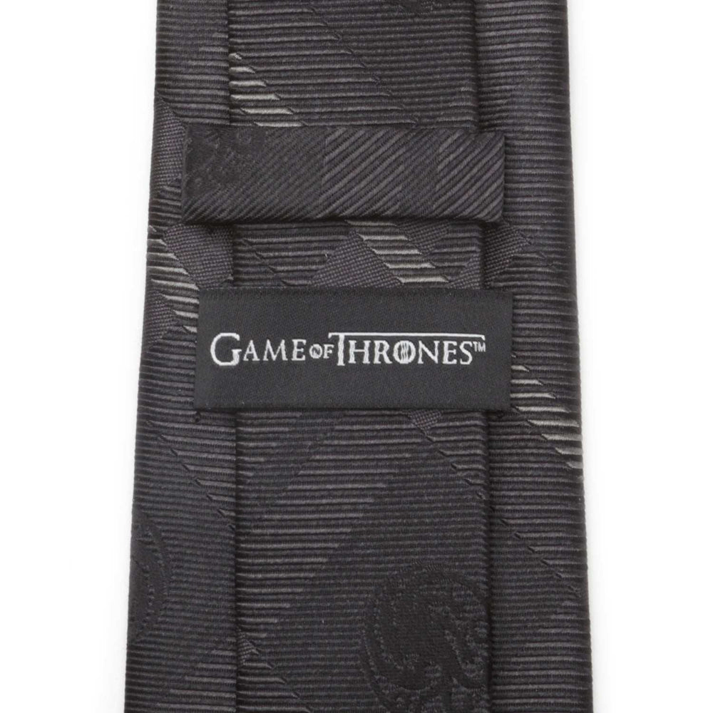 Game of Thrones Targaryen Dragon Black Plaid Silk Men's Tie - Cufflinks.com - Flyclothing LLC