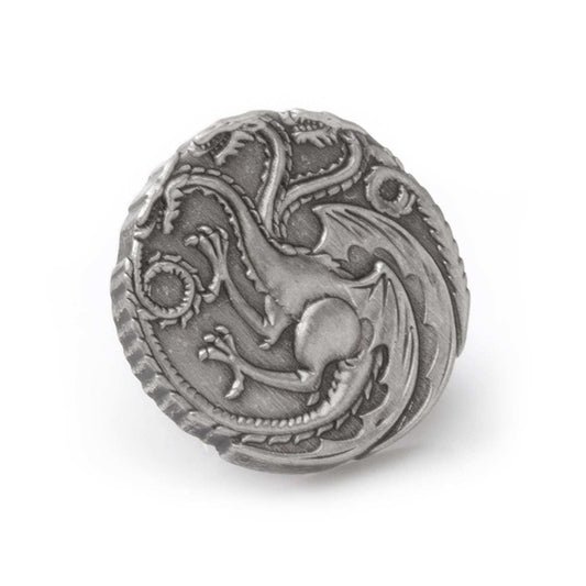 Game of Thrones Targaryen Dragon Antiqued Lapel Pin - Cufflinks.com - Flyclothing LLC