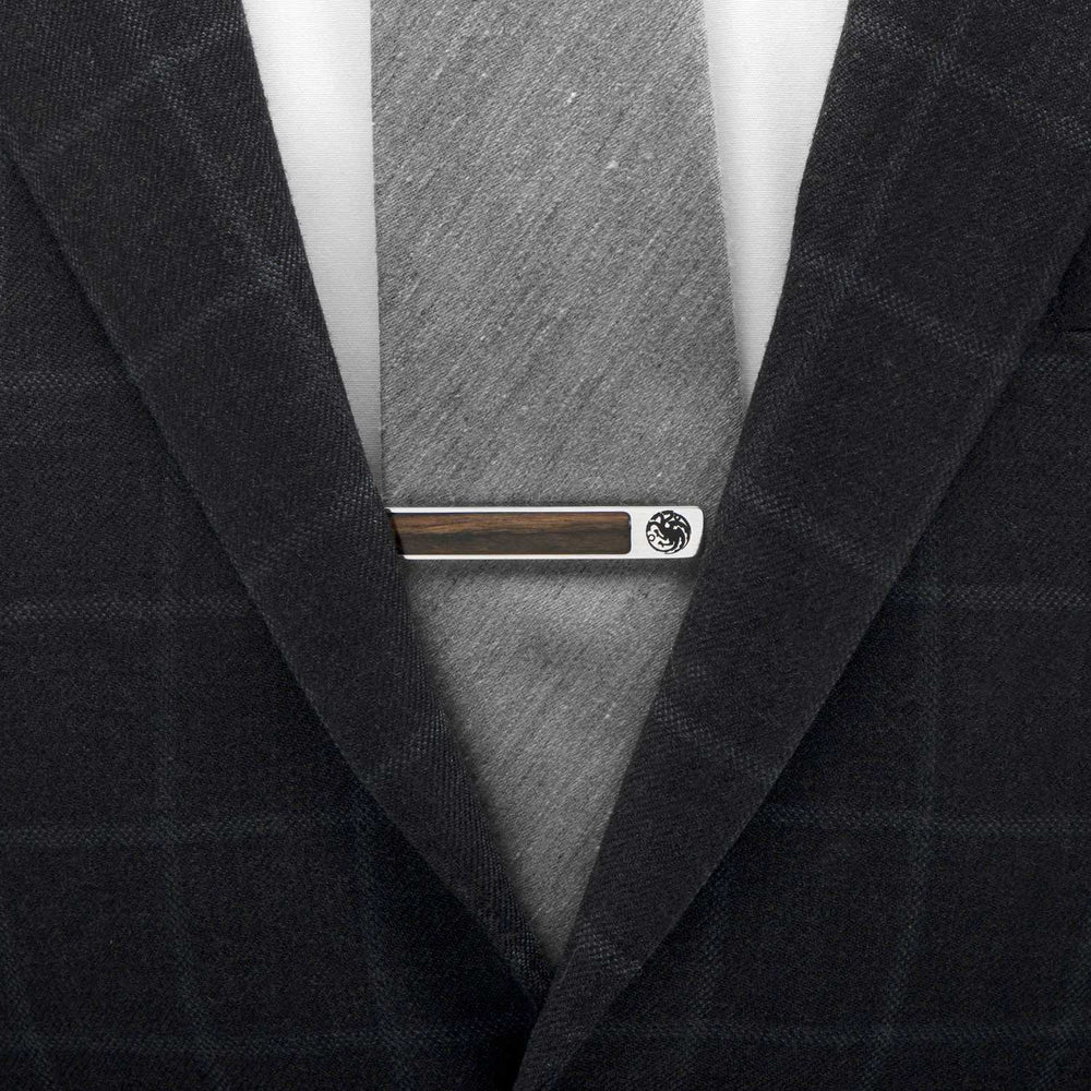 Game of Thrones Targaryen Inlaid Wood Tie Clip - Cufflinks.com - Flyclothing LLC