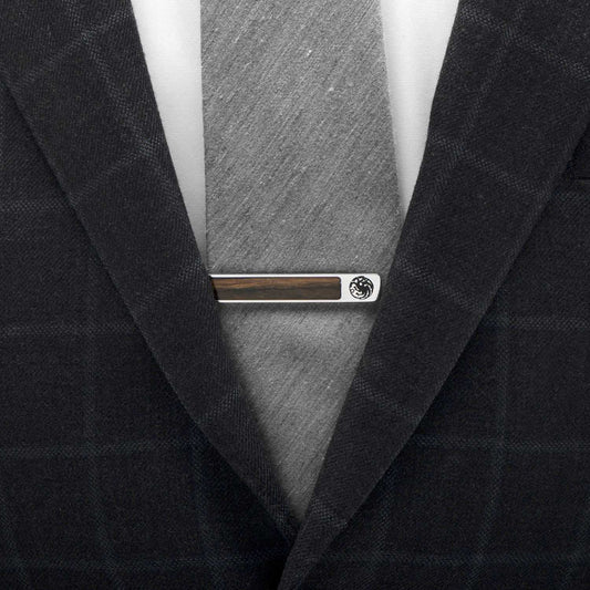 Game of Thrones Targaryen Inlaid Wood Tie Clip - Cufflinks.com - Flyclothing LLC