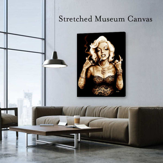 Black Market Art Company Gangsta Marilyn Print - Black Market Art Company - Flyclothing LLC