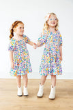 Garden Groove Smocked Ruffle Dress
