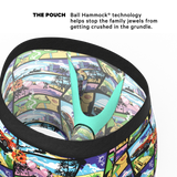 The Gas Pedal | Pop Art Ball Hammock® Pouch Underwear With Fly - Shinesty - Flyclothing LLC