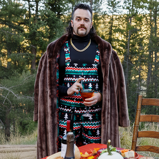 The Classic Caroler | Holiday Fair Isle Pajamaralls® - Shinesty - Flyclothing LLC