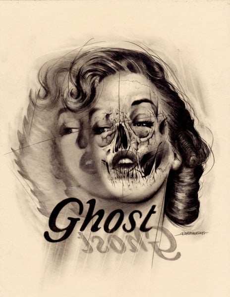 Black Market Art Company Ghost 2 Print - Black Market Art Company - Flyclothing LLC