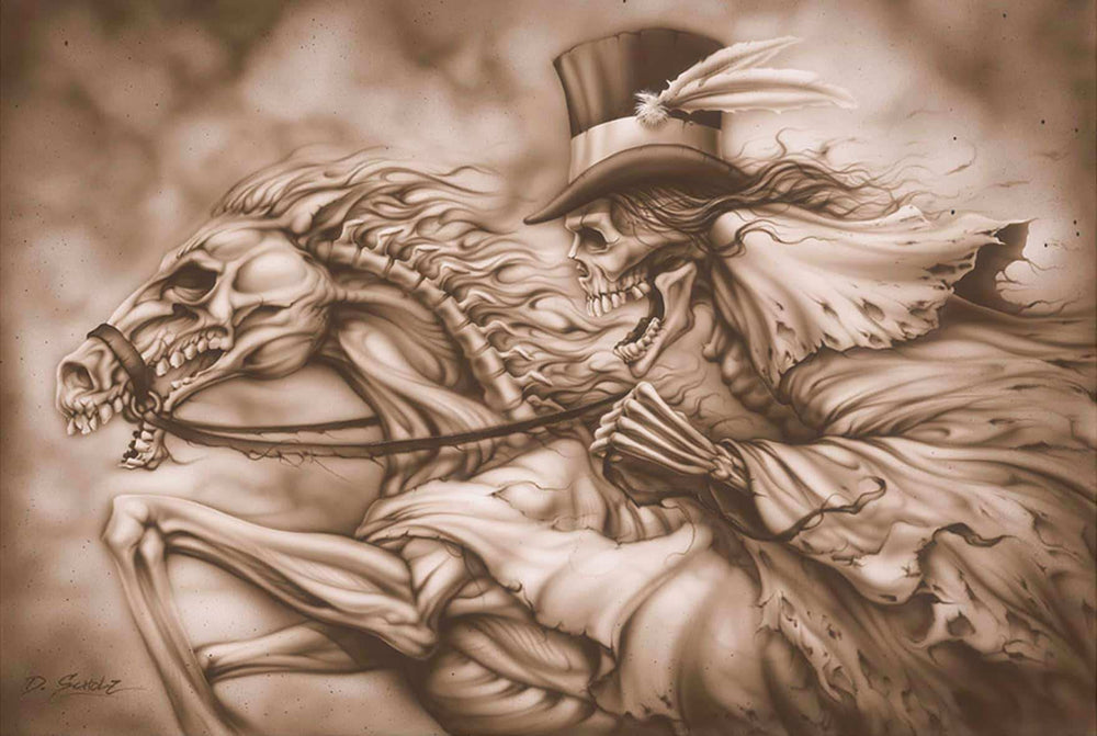 Black Market Art Company Ghost Rider Print - Black Market Art Company - Flyclothing LLC