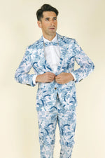 The Gilded Lily | Crosshatch Lilies Suit - Shinesty - Flyclothing LLC