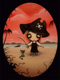 Black Market Art Company Ginger Pirate Print - Black Market Art Company - Flyclothing LLC