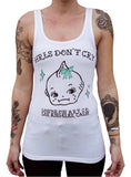 Black Market Art Company Girls Don't Cry Women's Tank Top - Black Market Art Company - Flyclothing LLC