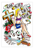 Black Market Art Company Girls Glory Print - Black Market Art Company - Flyclothing LLC