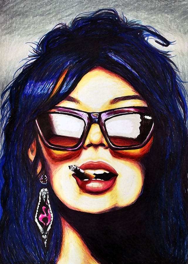 Black Market Art Company Glam Girl Print - Black Market Art Company - Flyclothing LLC