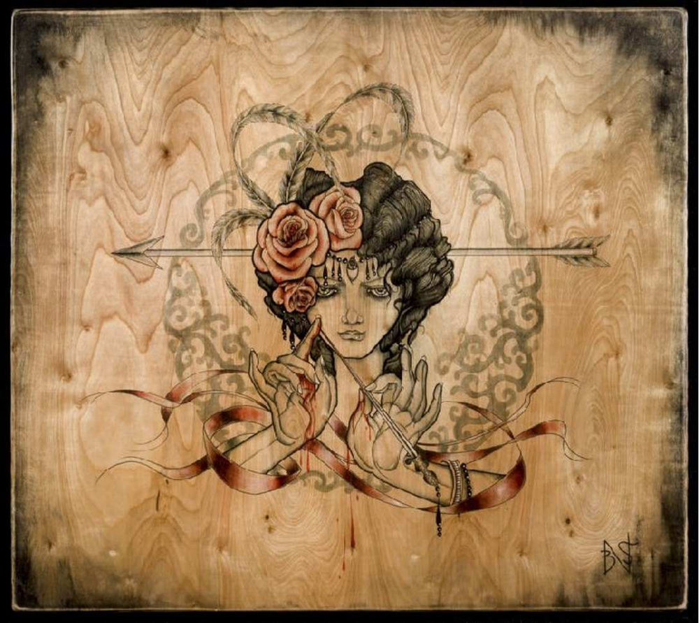 Black Market Art Company Golden Needle Print - Black Market Art Company - Flyclothing LLC