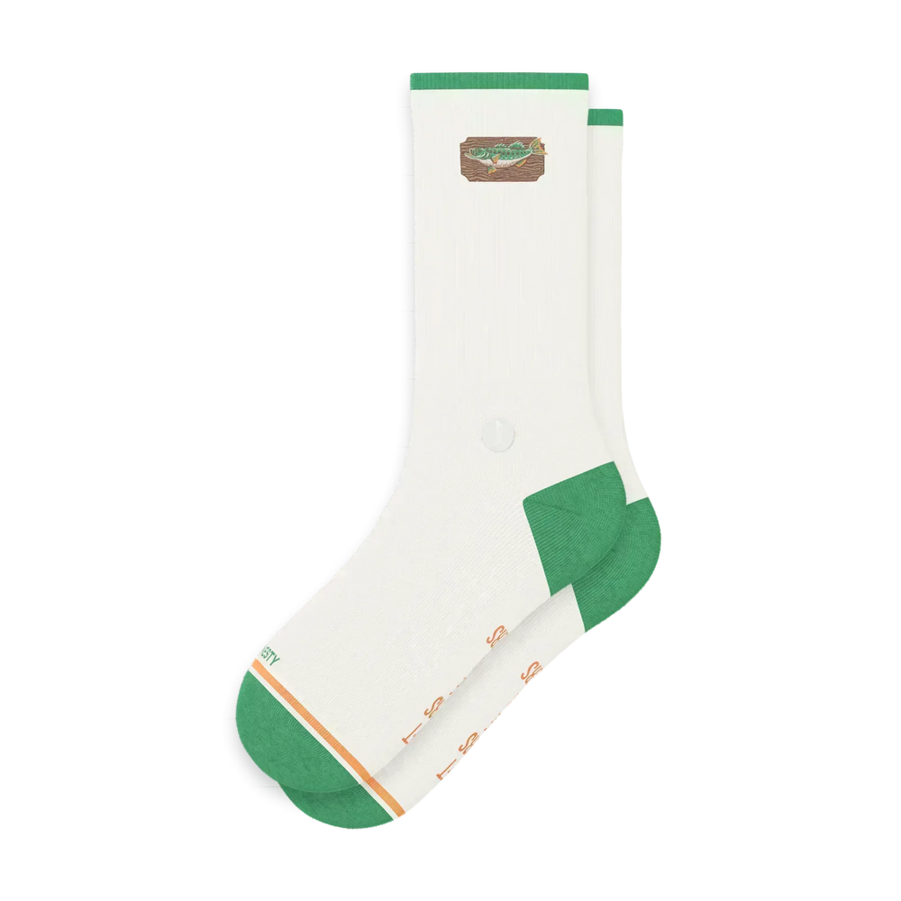 The Gone Fishing | Fishing Heel Hammock™ Crew Socks - Shinesty - Flyclothing LLC