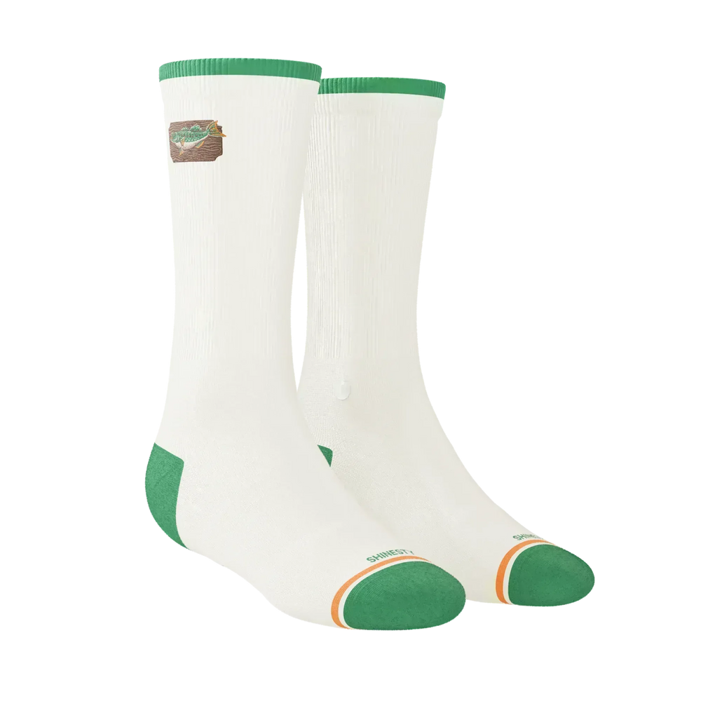 The Gone Fishing | Fishing Heel Hammock™ Crew Socks - Shinesty - Flyclothing LLC