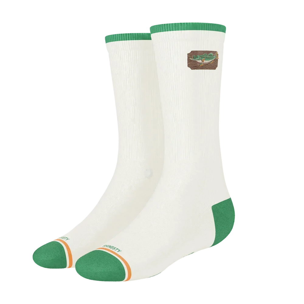 The Gone Fishing | Fishing Heel Hammock™ Crew Socks - Shinesty - Flyclothing LLC