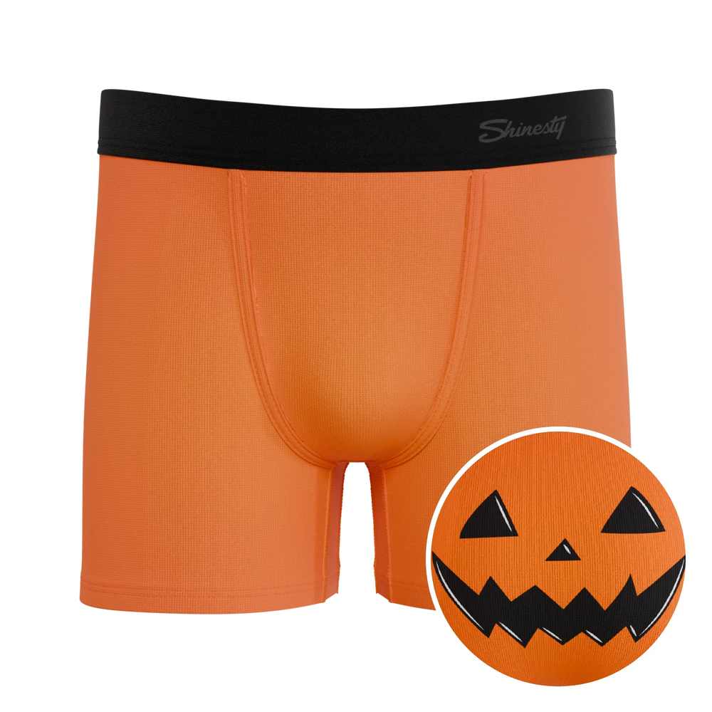 The Good Gourd | Jack O Lantern Boy's Boxer Briefs - Shinesty - Flyclothing LLC