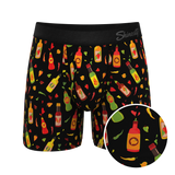 The Gotcha Sriracha | Hot Sauce Ball Hammock® Pouch Underwear With Fly - Shinesty - Flyclothing LLC