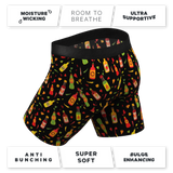 The Gotcha Sriracha | Hot Sauce Long Leg Ball Hammock® Pouch Underwear With Fly - Shinesty - Flyclothing LLC