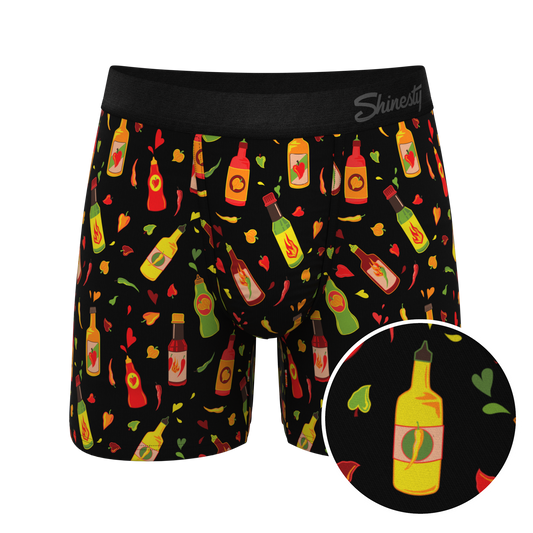 The Gotcha Sriracha | Hot Sauce Ball Hammock® Pouch Underwear - Shinesty - Flyclothing LLC