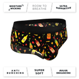 The Gotcha Sriracha | Hot Sauce Ball Hammock® Pouch Underwear Briefs - Shinesty - Flyclothing LLC
