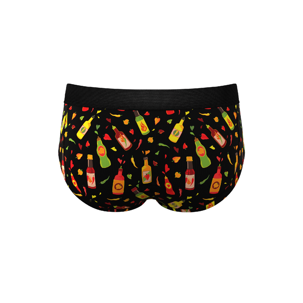 The Gotcha Sriracha | Hot Sauce Ball Hammock® Pouch Underwear Briefs - Shinesty - Flyclothing LLC
