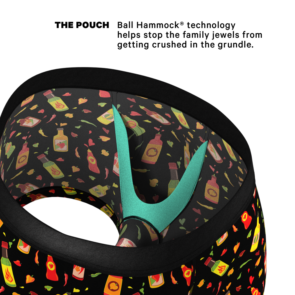 The Gotcha Sriracha | Hot Sauce Ball Hammock® Pouch Trunks Underwear - Shinesty - Flyclothing LLC