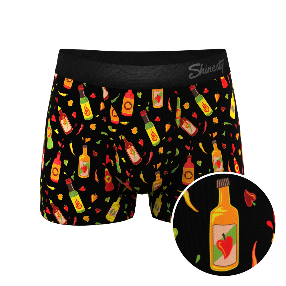 The Gotcha Sriracha | Hot Sauce Ball Hammock® Pouch Trunks Underwear - Shinesty - Flyclothing LLC