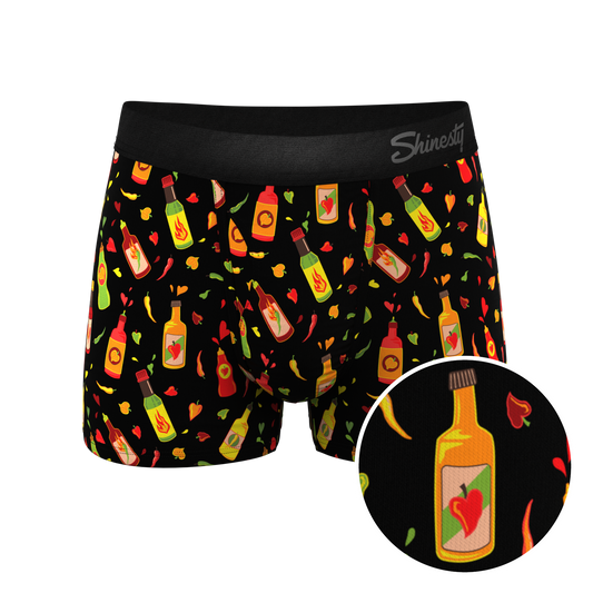 The Gotcha Sriracha | Hot Sauce Ball Hammock® Pouch Trunks Underwear - Shinesty - Flyclothing LLC
