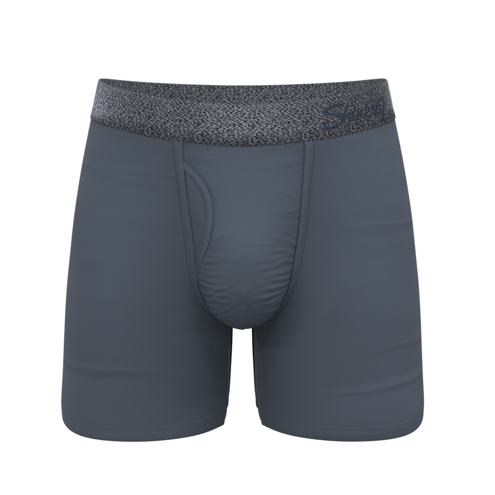 The Graphite | Tonal Grey Ball Hammock® Pouch Underwear With Fly - Shinesty - Flyclothing LLC