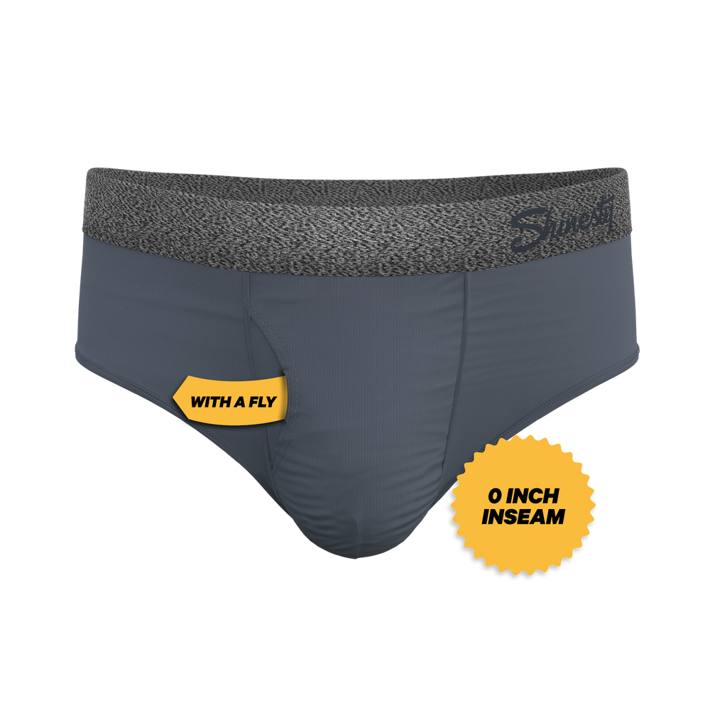 The Graphite | Tonal Grey Ball Hammock® Pouch Underwear Briefs - Shinesty - Flyclothing LLC