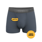 The Graphite | Tonal Grey Ball Hammock® Pouch Trunks Underwear - Shinesty - Flyclothing LLC