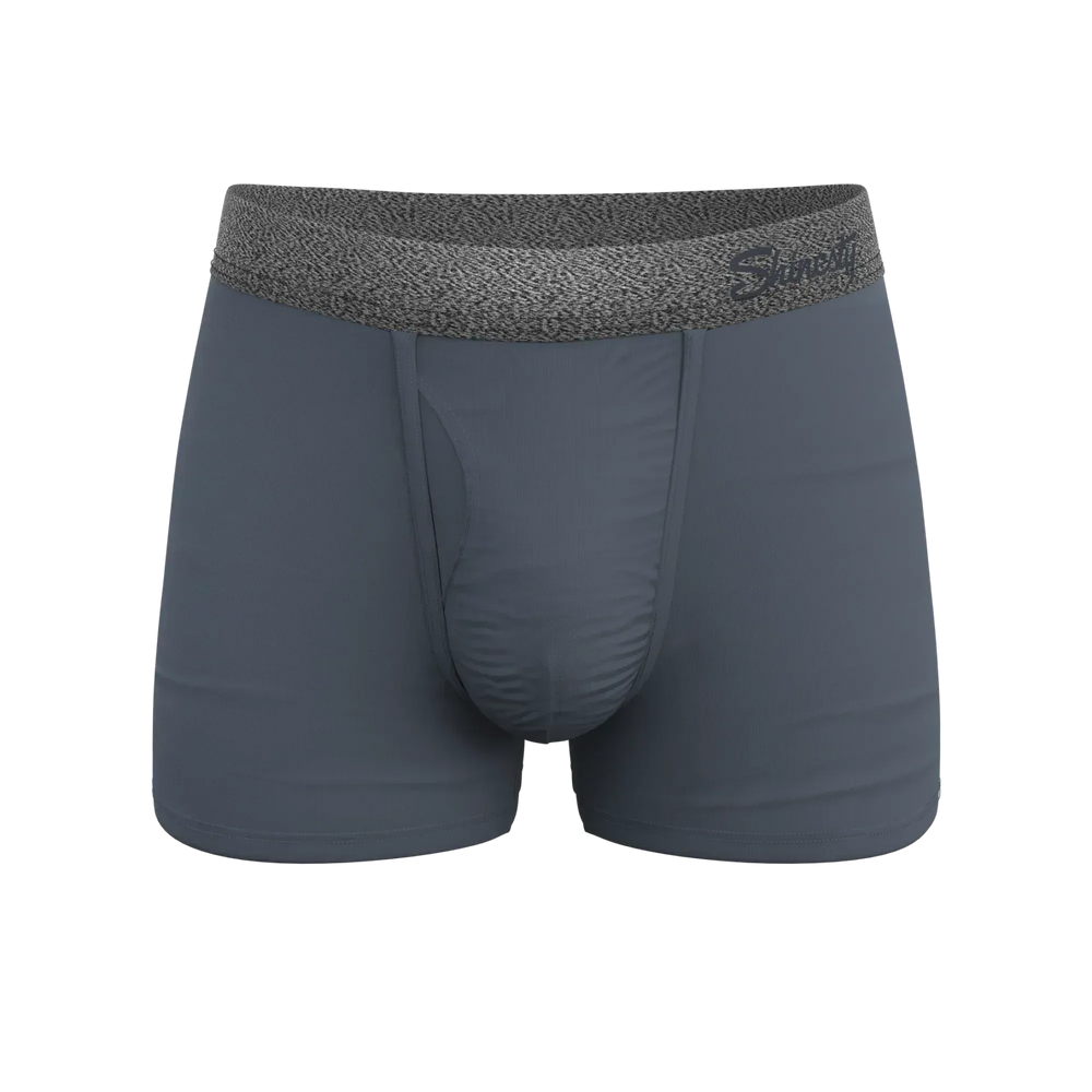 The Graphite | Tonal Grey Ball Hammock® Pouch Trunks Underwear - Shinesty - Flyclothing LLC