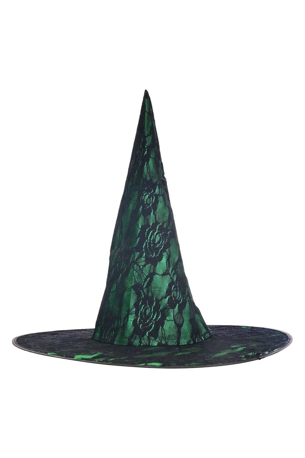 Daisy Corsets Green Lace Witch Hat - Daisy Corsets - Flyclothing LLC