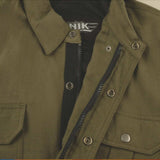 Sargeant - Mens Green Armored Flannel - Unik Just for Bikers - Flyclothing LLC