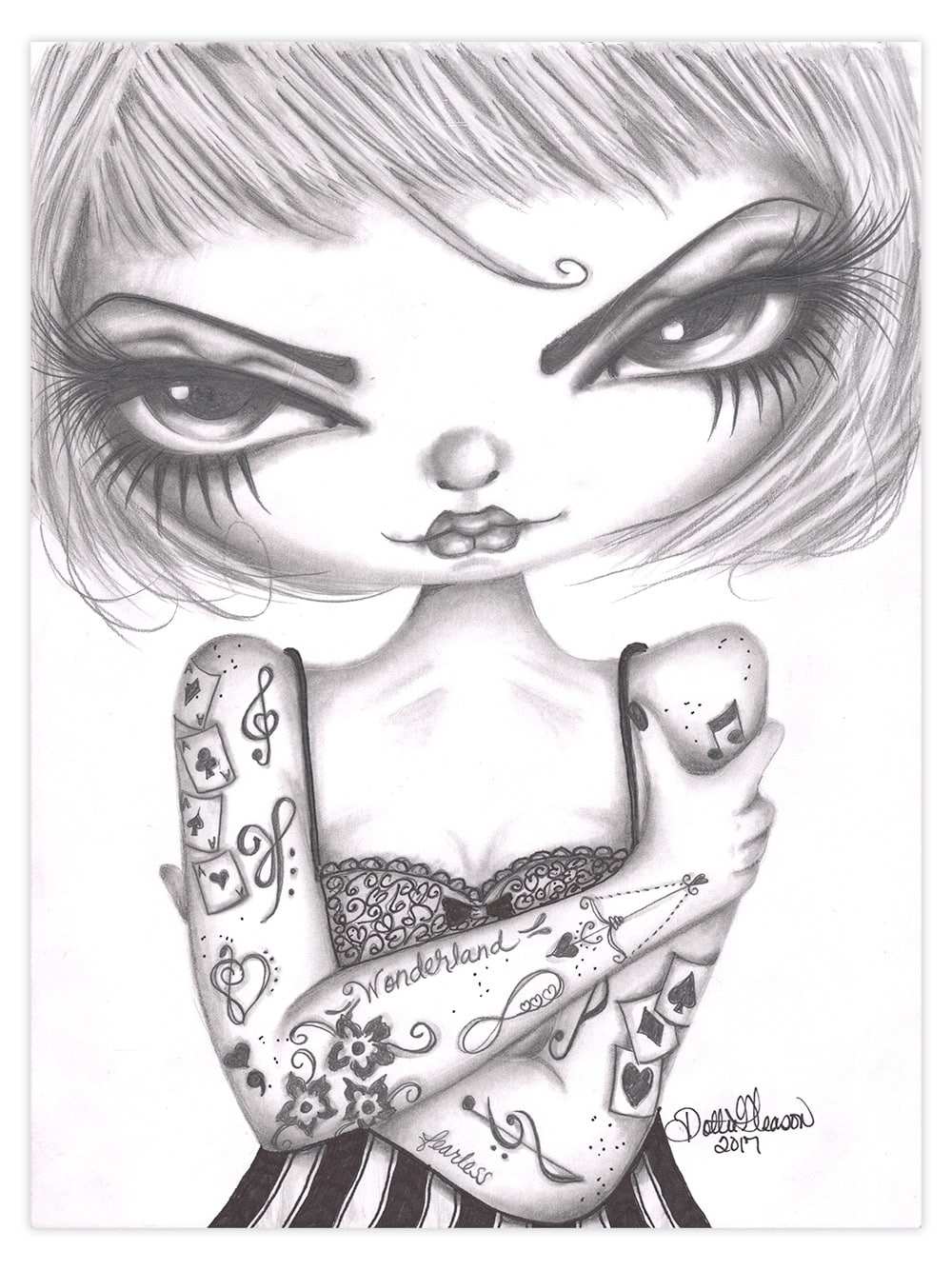 Black Market Art Company Greta Print - Black Market Art Company - Flyclothing LLC