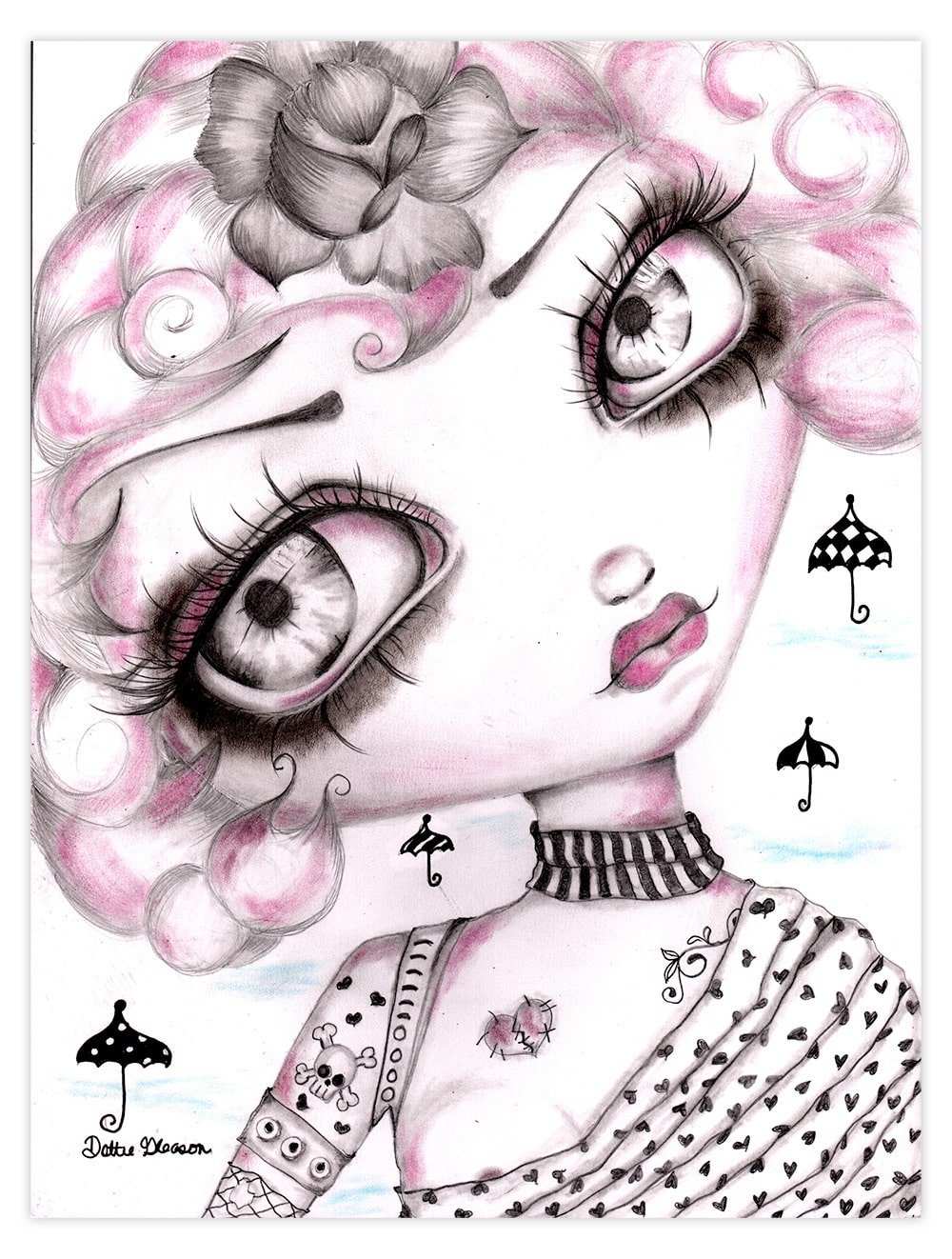 Black Market Art Company Gypsy Rose Print - Black Market Art Company - Flyclothing LLC