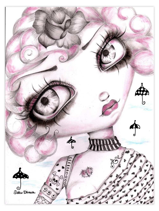 Black Market Art Company Gypsy Rose Print - Black Market Art Company - Flyclothing LLC