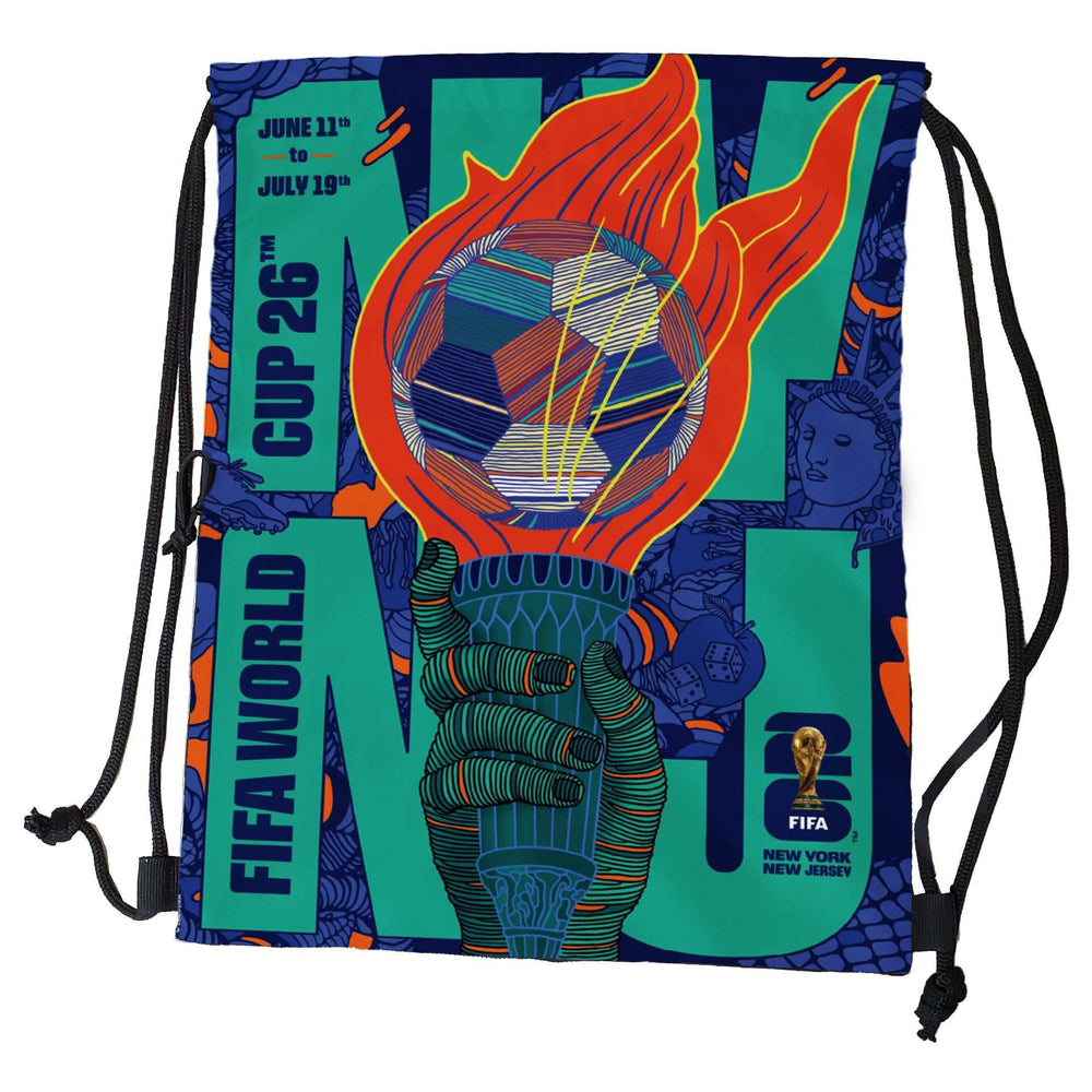 FIFA 2026 Tilt New York/New Jersey Host City Poster Backsack - Logo Brands - Flyclothing LLC