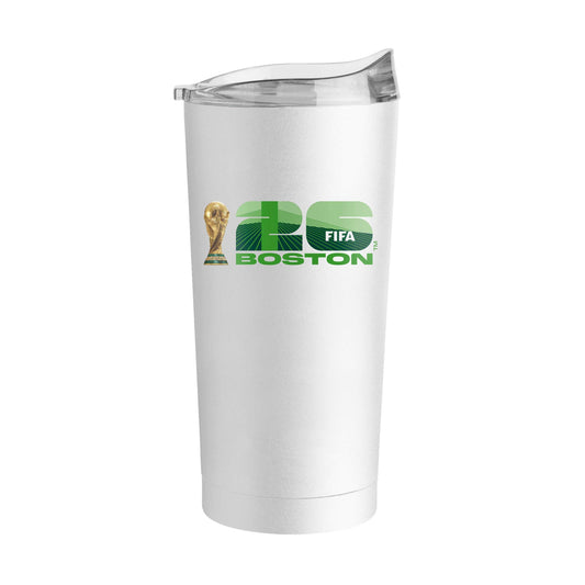 FIFA 20oz Boston Poster Powder Coat Tumbler - Logo Brands - Flyclothing LLC