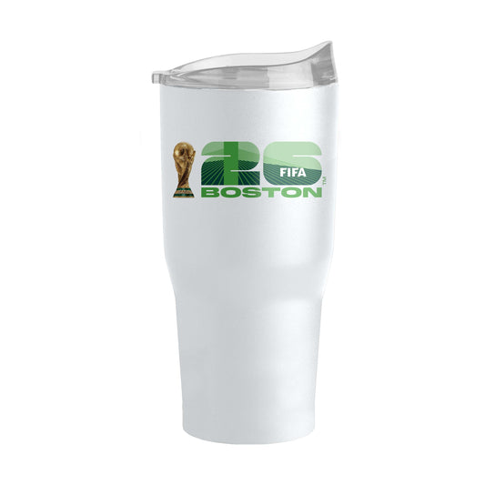 FIFA 30oz Boston Poster Powder Coat Tumbler - Logo Brands - Flyclothing LLC