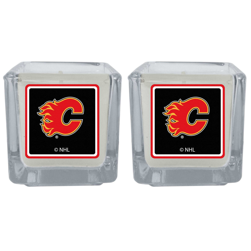 Calgary Flames Graphics Candle Set - Calgary Flames - Flyclothing LLC