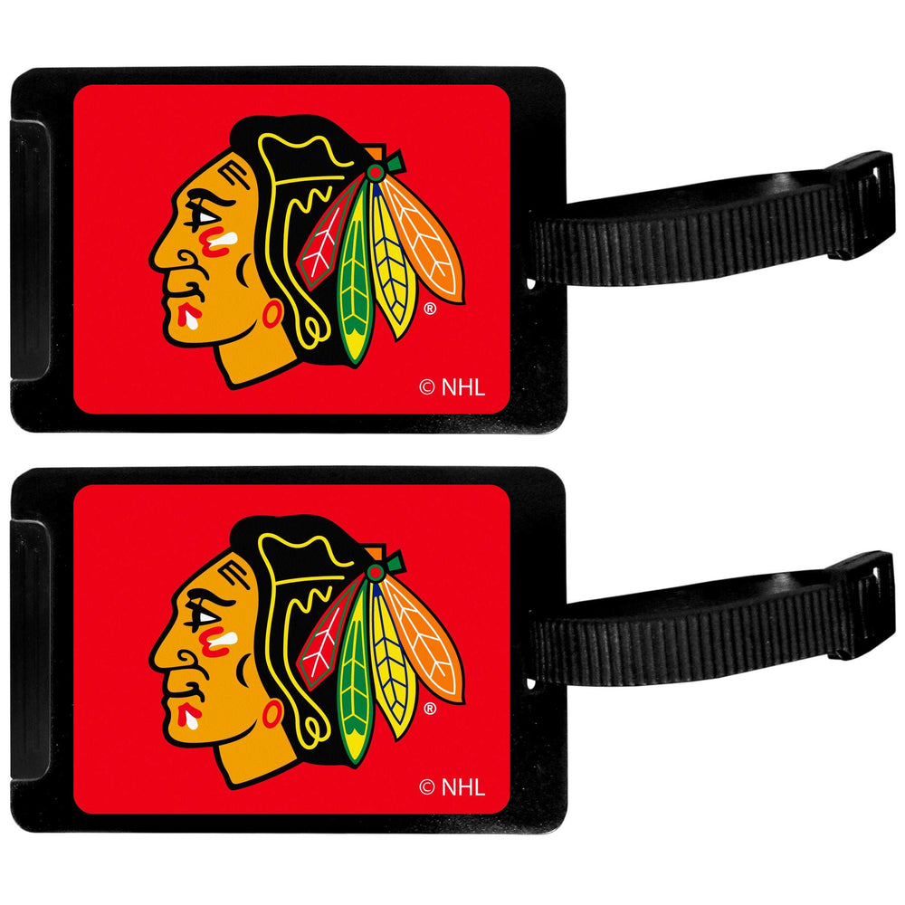 Chicago Blackhawks Luggage Tag 2 pk - Chicago Blackhawks - Flyclothing LLC