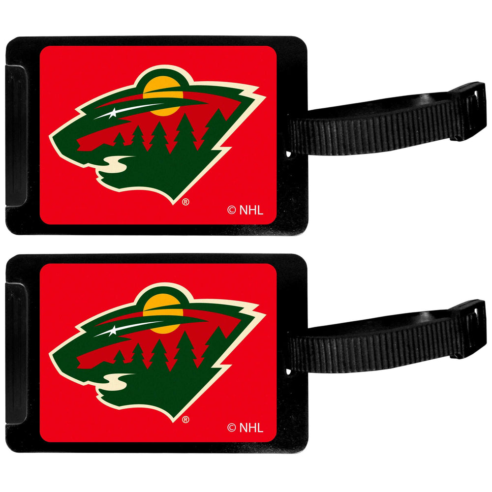 Minnesota Wild Luggage Tag 2 pk - Minnesota Wild - Flyclothing LLC