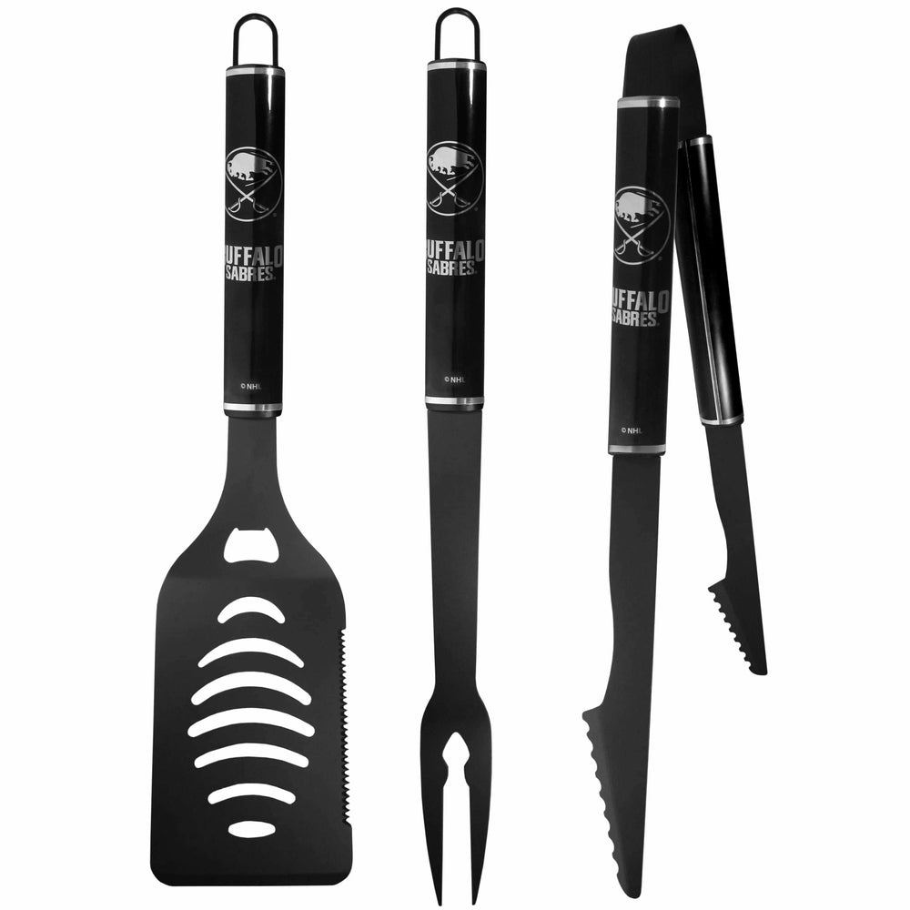 Buffalo Sabres® 3 pc Monochromatic BBQ Set - Siskiyou Buckle - Flyclothing LLC