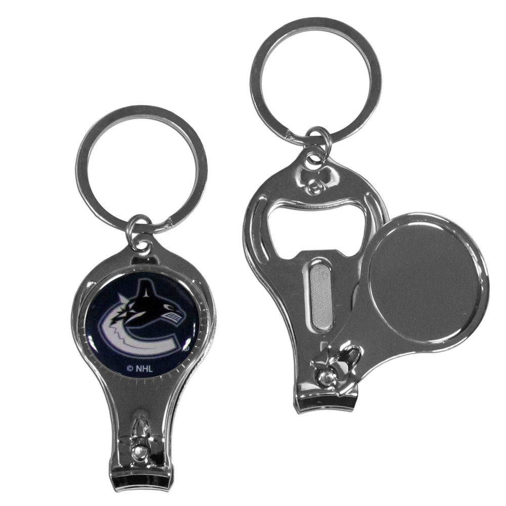 Vancouver Canucks Nail Care/Bottle Opener Key Chain - Vancouver Canucks - Flyclothing LLC