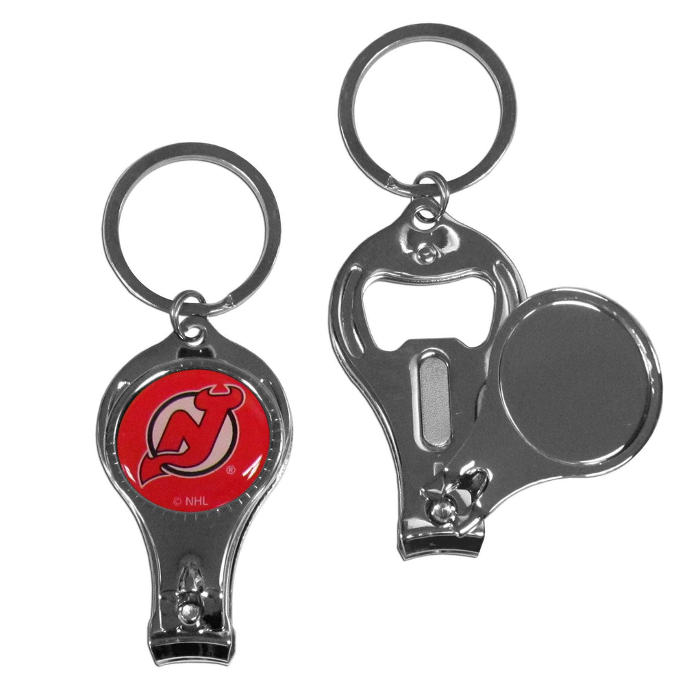 New Jersey Devils Nail Care/Bottle Opener Key Chain - New Jersey Devils - Flyclothing LLC
