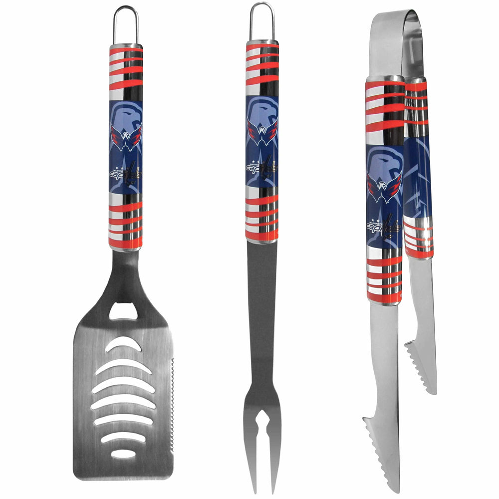 Washington Capitals® 3 pc Tailgater BBQ Tools - Washington Capitals - Flyclothing LLC