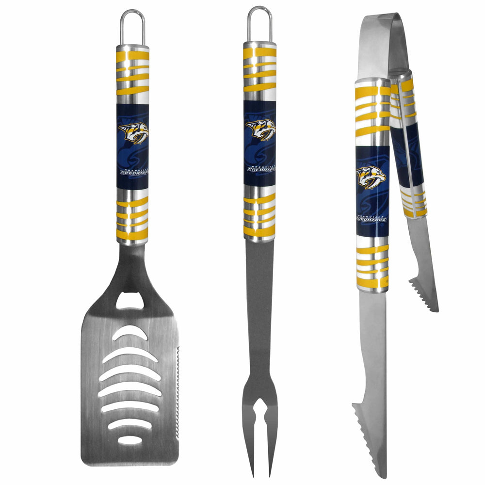 Nashville Predators® 3 pc Tailgater BBQ Tools - Nashville Predators - Flyclothing LLC