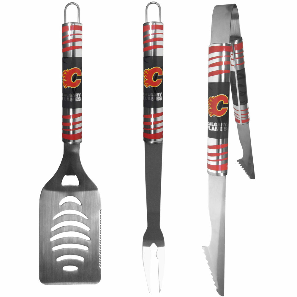 Calgary Flames® 3 pc Tailgater BBQ Tools - Calgary Flames - Flyclothing LLC