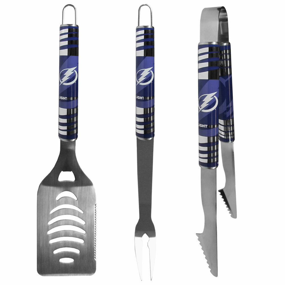 Tampa Bay Lightning® 3 pc Tailgater BBQ Tools - Tampa Bay Lightning - Flyclothing LLC